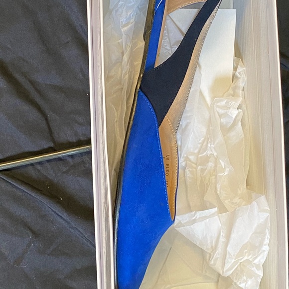 Long tall sally, blue suede shoes 🎼🤩 Size 10, flats BNIB! - Picture 3 of 6